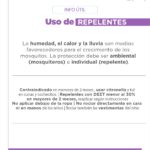 PLACA Recomendaciones mosquitos