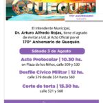 Invitación 170 Aniversario Quequén