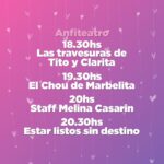 PLACA Viernes 31 Anfiteatro